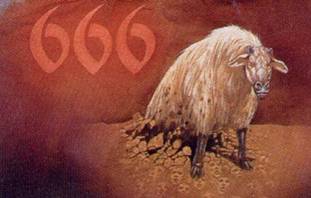 Opb.13:11 En ik zag een ander beest uit de aarde opkomen, en het had twee hoornen, des Lams hoornen gelijk, en het sprak als de draak.